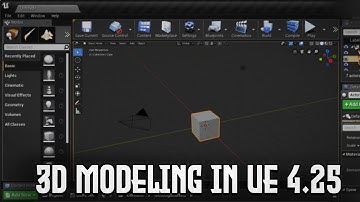 Master 3D modeling in unreal engine 4.25 tutorial under 20 minutes