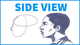 How to Draw a Face: Side View - Profile View