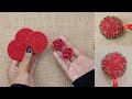 Decorative Flower Balls || How to make wedding pomander flower ball || Foamiran Flowers DIY