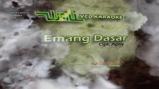 Emang Dasar - Wali Band (HQ Karaoke Video)