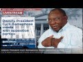 LIVE: Deputy President meets opposition