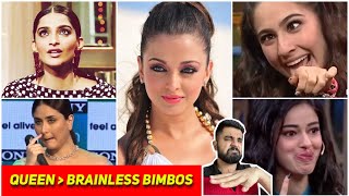 Why BRAINLESS BEAUTIES Can Never Be ''AISHWARYA RAI''? 😎 | Ft. Kareena, Alia, Sonam, Sara, Ananya