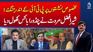 PTI Internal Rift Erupts Over Reserved Seats | KPK Senate Election |Sher Afzal Khan Marwat