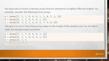 How to Match Lengths of Multiple Numpy Arrays of Unequal Length