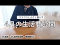 【家計管理ルーティン】4月の家計簿公開とエアコンクリーニングをお願いしてみた！2人目不妊治療についての報告。