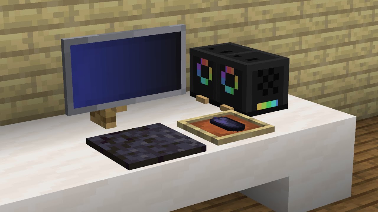 how to make a gaming pc in minecraft - YouTube