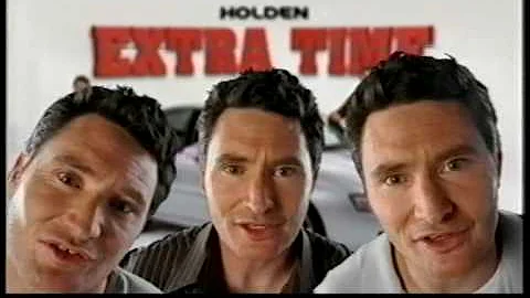 Holden sale ad 2005 with Dave Hughes