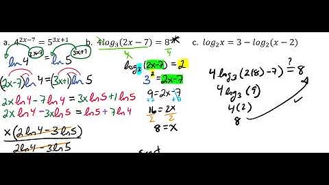 Solving Exponential and Logarithmic Equations Video