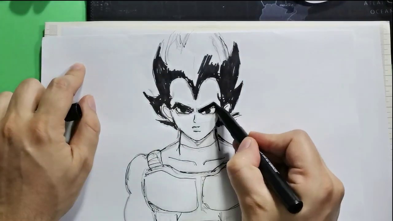 Disegnare Vegeta Tutorial Youtube