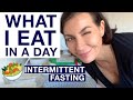 WHAT I EAT IN A DAY During Intermittent Fasting -  I LOST 2 KILOS in 10 DAYS!