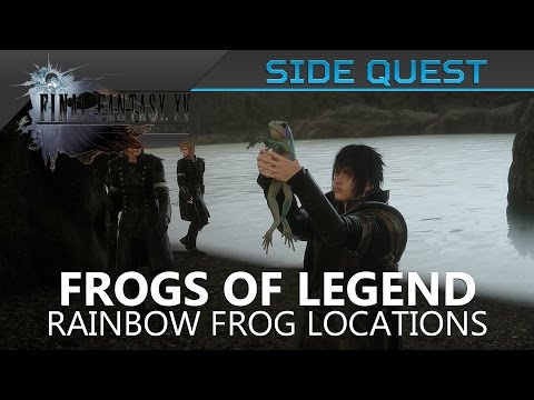 Vídeo: Final Fantasy 15: Ubicaciones De Las Ranas De Leyenda Rainbow Frog