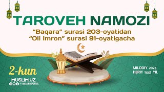 Muftiy Shayx Hazratlari Tarovеh Namoziga 