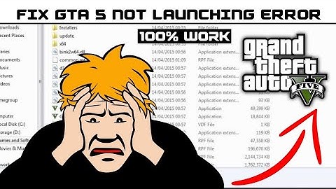 FIX GTA 5 NOT OPENING WHEN CLICKING ON LAUNCHER,GTA 5 NOT LAUNCHING PROBLEM | ALL ERRORS SOLVED 2022