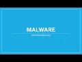 Definicion: Malware - Software Malicioso