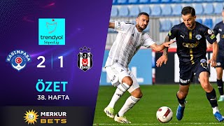 MERKUR BETS | Kasımpaşa (2-1) Beşiktaş - Highlights/Özet | Trendyol Süper Lig - 2023/24