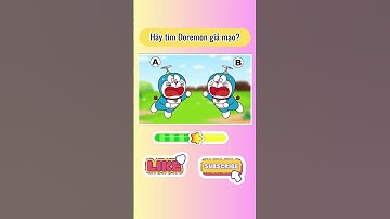 Ai là Doremon giả? CMT đáp án của bạn nhé  #dovui #trochoi  #dovuigiaitri #doremon #nobita #cartoon