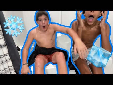 Ice Bath Challenge With Tristan