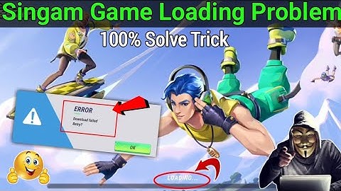🥲 Sigma Game Loading Problem | Sigma Game Error Download Retry Problem Solve | Sigma Game Open Trick