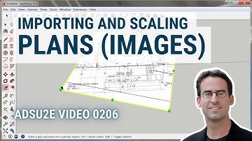 Importing and Scaling Images in Sketchup (ADSU2E Video 0206)