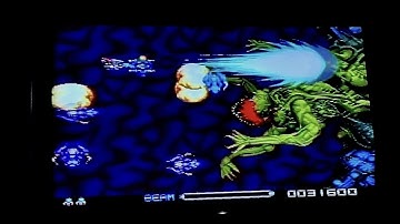 R-Type III (SNES) Final Boss and Ending.