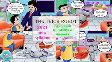 4th std term 1 | The Trick Robot Book back exercise in tamil