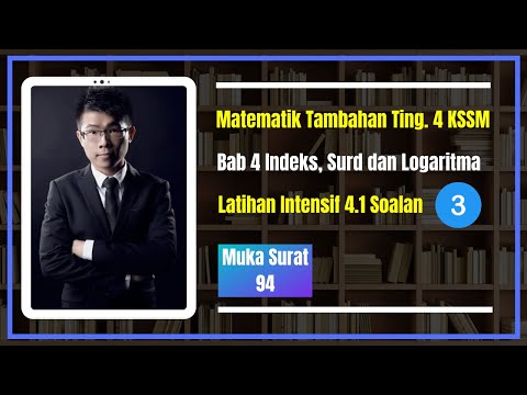 Matematik Tambahan Tingkatan 4 Bab 4 Indeks Surd Dan Logaritma Latihan Intensif 4 1 Soalan 3 Kelas Live