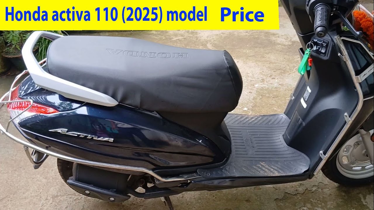 New Honda activa 110 (2025) model on road price.