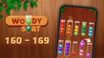 Woody Sort: Ball Sort Puzzle | Level 160 - 169