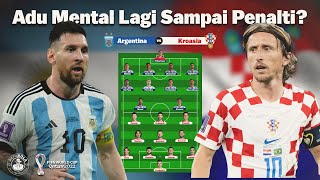 Preview Argentina vs Kroasia, Tanpa Kekuatan Penuh di Semifinal | Piala Dunia 2022