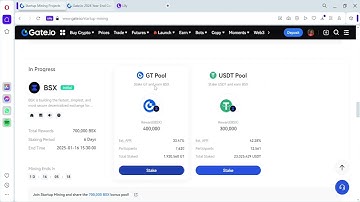 Startup mining BSX From Gateio #Gateio #startupmining