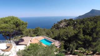Aerial property video in Valldemossa, drone