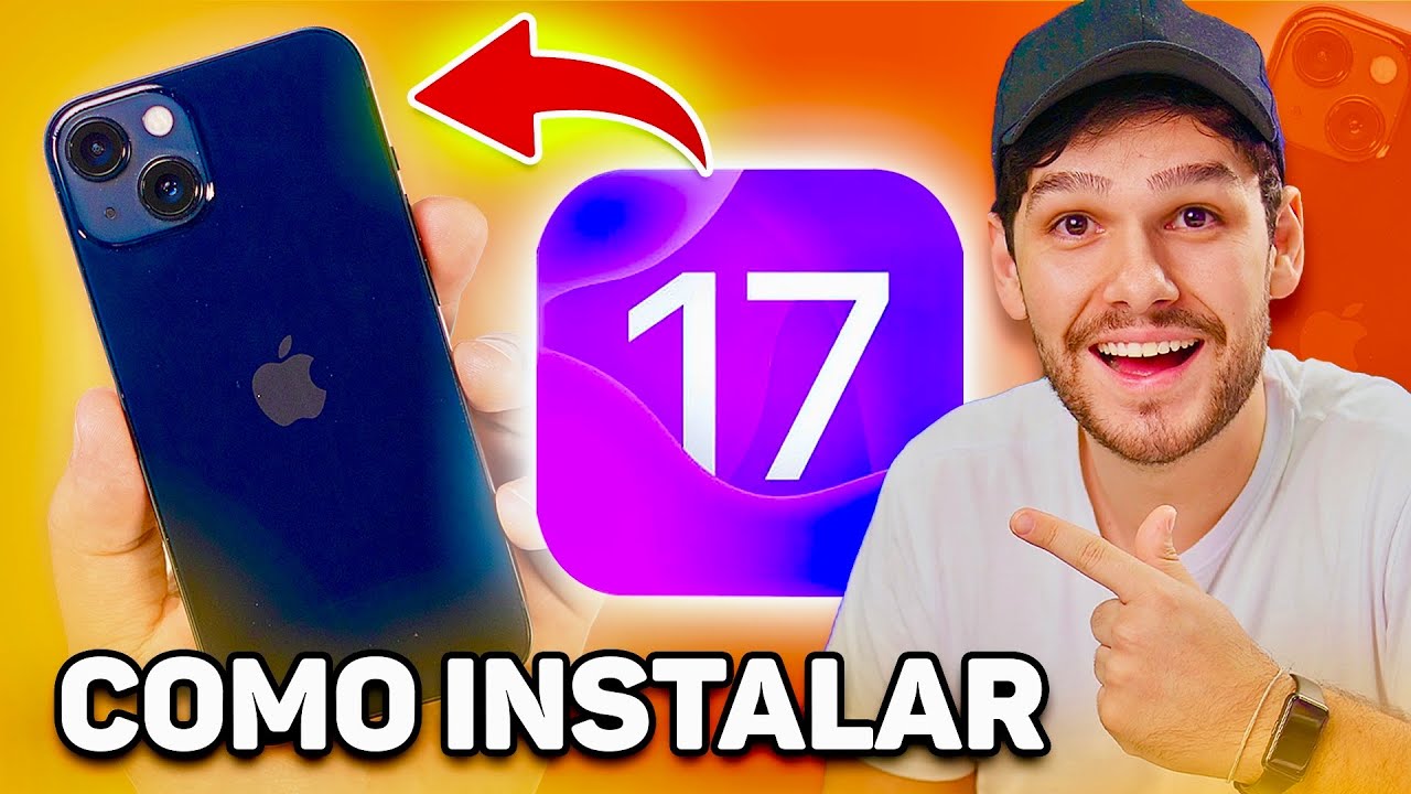iOS 17 DE GRAÇA! COMO INSTALAR NO IPHONE - YouTube