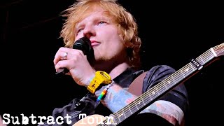 Ed Sheeran - Blue, American Town, Plastic Bag - 22 September 2023, Los Angeles (Subtract Tour)