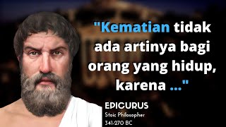 Quotes Filosofis Epicurus / Epikuros Filsuf Pendiri Mazhab Epikureanisme