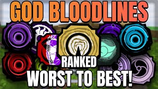 Every God Bloodline Ranked - *WORST TO BEST* | Shindo Life
