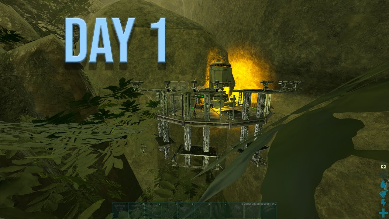 Solo Claiming My INSANE Base Location Day 1 Of Wipe [Episode 1] - ARK