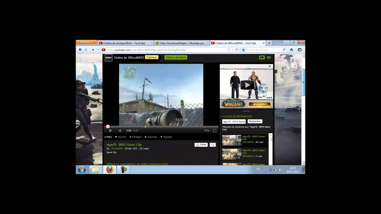 comment prendre les video du mode studio mw3