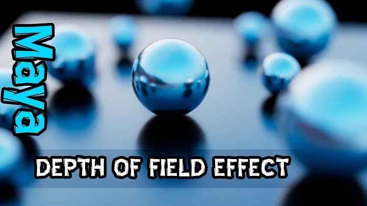 Depth Of Field in Maya (Arnold Renderer)