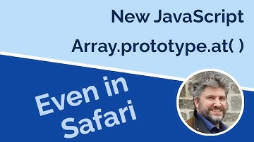 New JavaScript Array at Method
