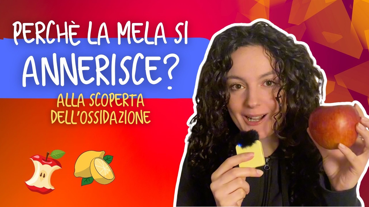 Perché la frutta si annerisce? Facciamo un esperimento con una mela 🍎
