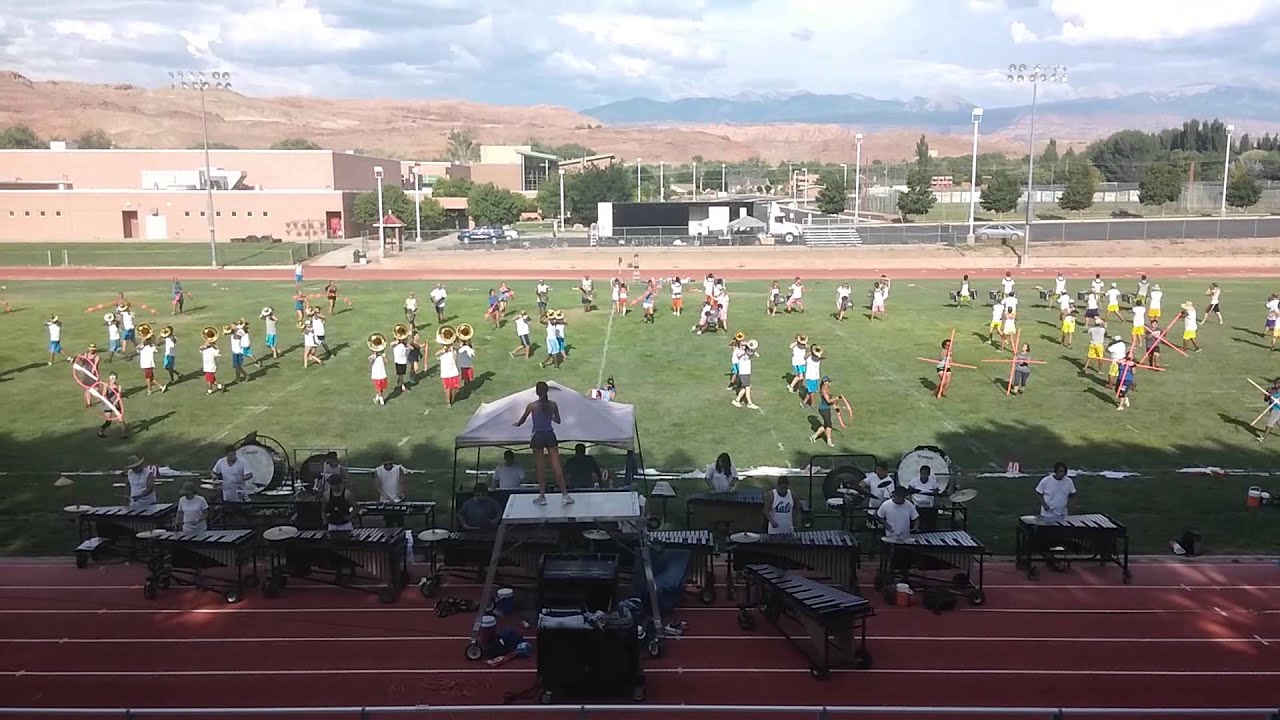 Gold drum and bugle corps moab utah 2014 YouTube