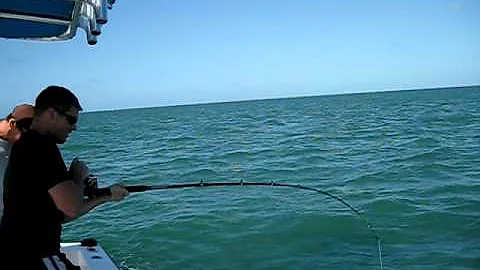 Kyle catching Goliath Grouper