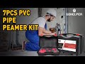 7Pcs PVC Pipe Reamer Kit Plumbing tools For SCH40 PVC, ABS PVC Pipe, CPVC