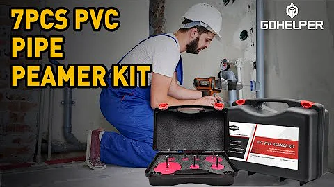 7Pcs PVC Pipe Reamer Kit Plumbing tools For SCH40 PVC, ABS PVC Pipe, CPVC