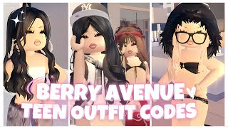 Berry Avenue Teen Outfit Code Compilation #roblox