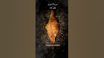سورة آل عمران الأية 191
