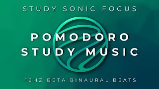 Sharpen Study Skills: Pomodoro Timer with 18Hz Binaural Beats for Peak Performance