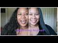 Relaxed Hair Straightening Routine!!