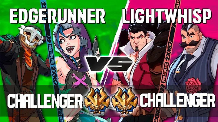 2XKO ▰ EDGERUNNER (Jinx-Ekko) vs LIGHTWHISP (Darius-Braum) ▰ 2XKO Pro level replays