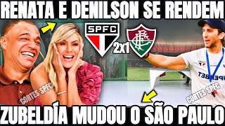 JOGO ABERTO! RENATA E DENILSON SE RENDEM AO SÃO PAULO! ZUBELDÍA MUDOU O SPFC! NOTICIAS DO SAO PAULO